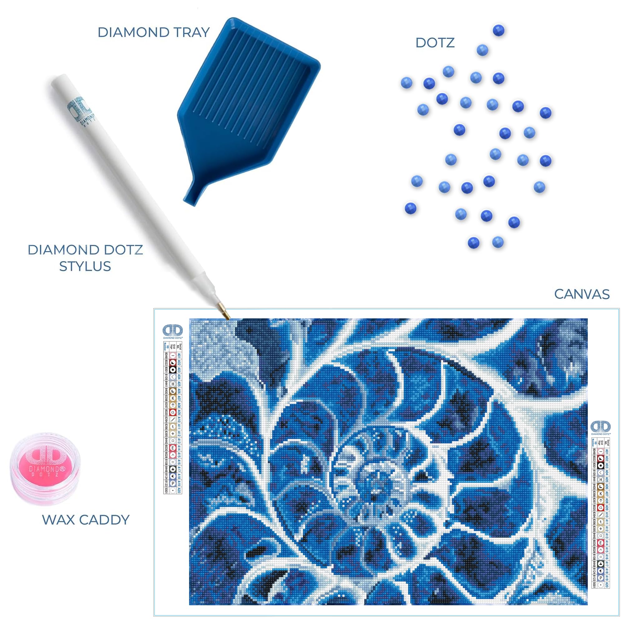Amazon.com: DIAMOND DOTZ Blue Nautilus Diamond Painting Kits for